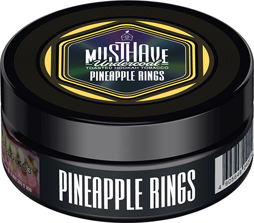 Табак MustHave - Pineapple Rings (Ананасовые колечки) 125 гр