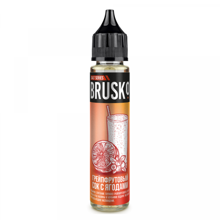 Brusko Salt - Грейпфрутовый сок с ягодами 30 мл (20 мг)
