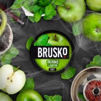 Бестабачная смесь BRUSKO Medium - Яблоко с мятой 50 гр