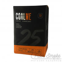 Уголь для кальяна Coal Me 72 шт (25 мм)